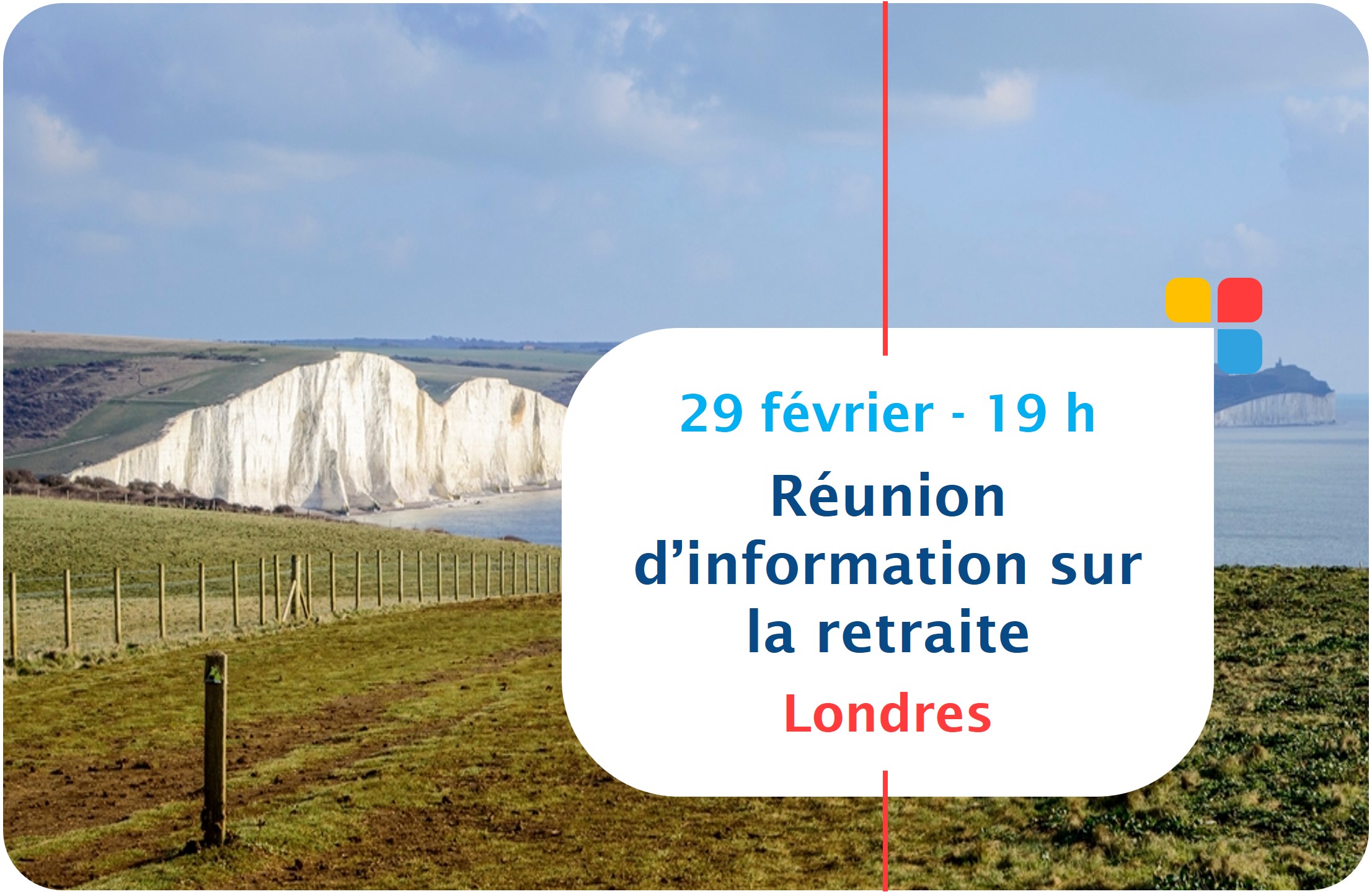 Conférence à Londres sur les retraites françaises et britanniques des expatriés. Le 29 février 2024 à 19 h.